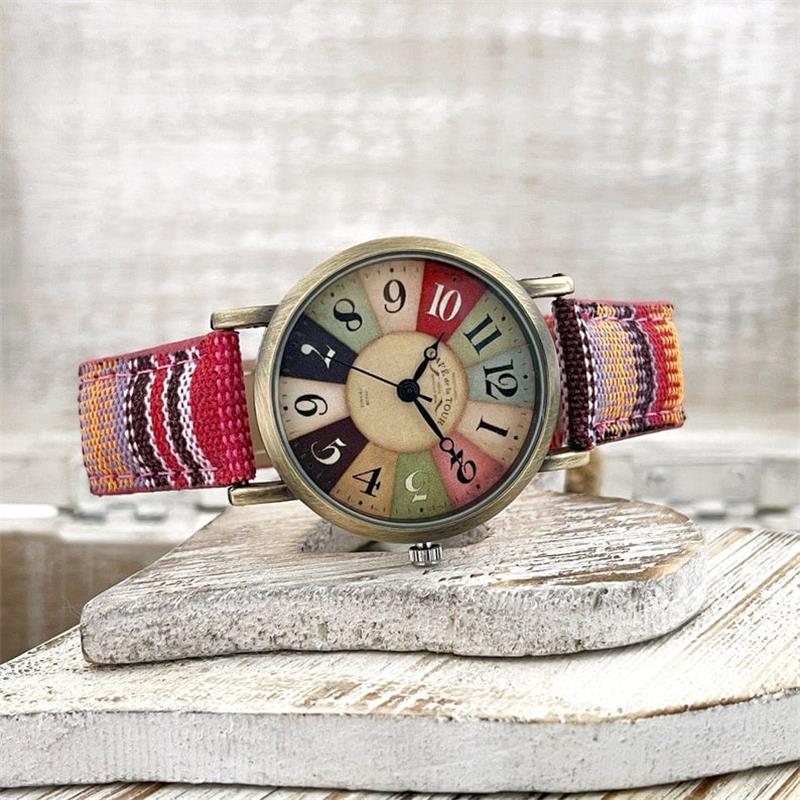 Colorful Rainbow Strap Watches