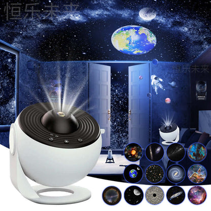Colorful LED Star Projector Night Light Lamp