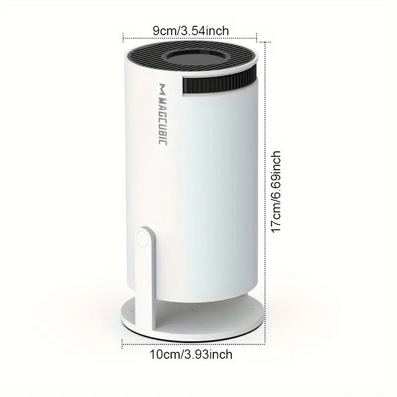 Compact 4K Portable Android Projector with WiFi 6