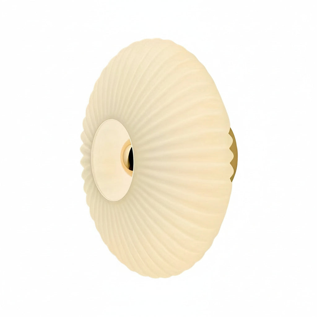 Contemporary Round Glass LED Wall Light