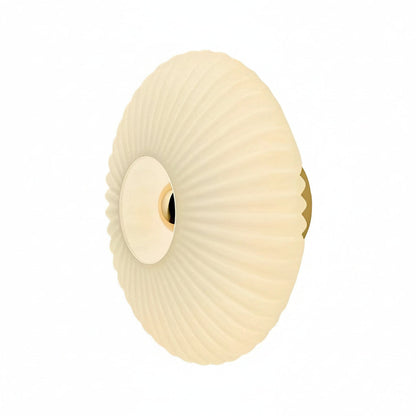 Contemporary Round Glass LED Wall Light