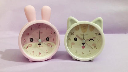 Kids Sleep Clock with Soft Nightlight & Cute Bunny Design