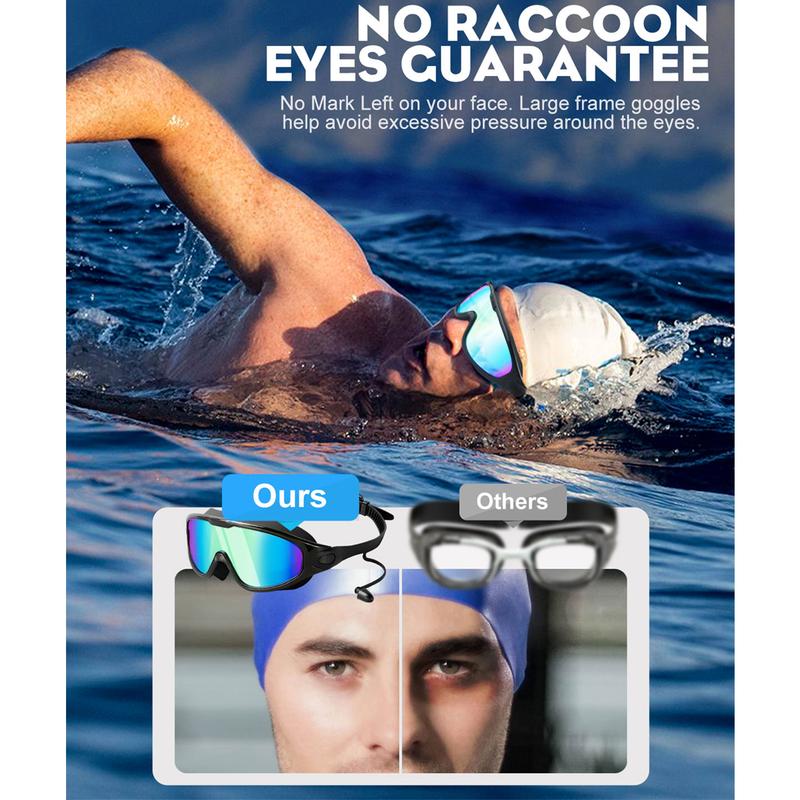 Waterproof Anti Fog Swim Goggles for Men Women Kids