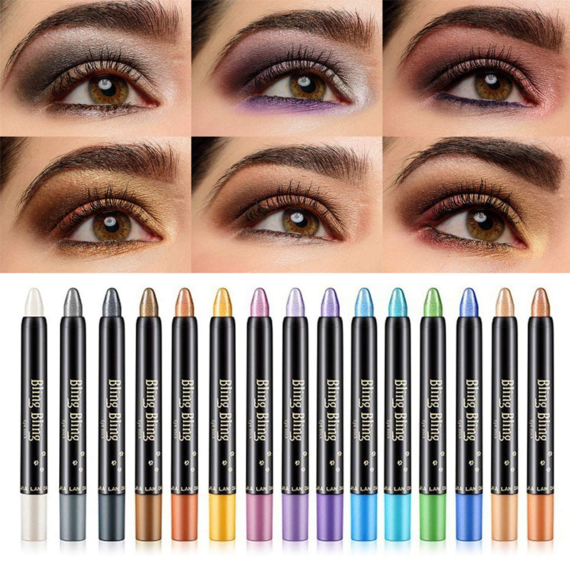 Vibrant 15 Shade Eyeshadow Makeup Stick