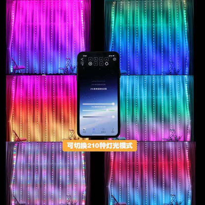 Smart Remote Control Color Changing Curtain Lamp