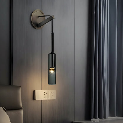 Classic Round Glass Brass Wall Light - Cofik