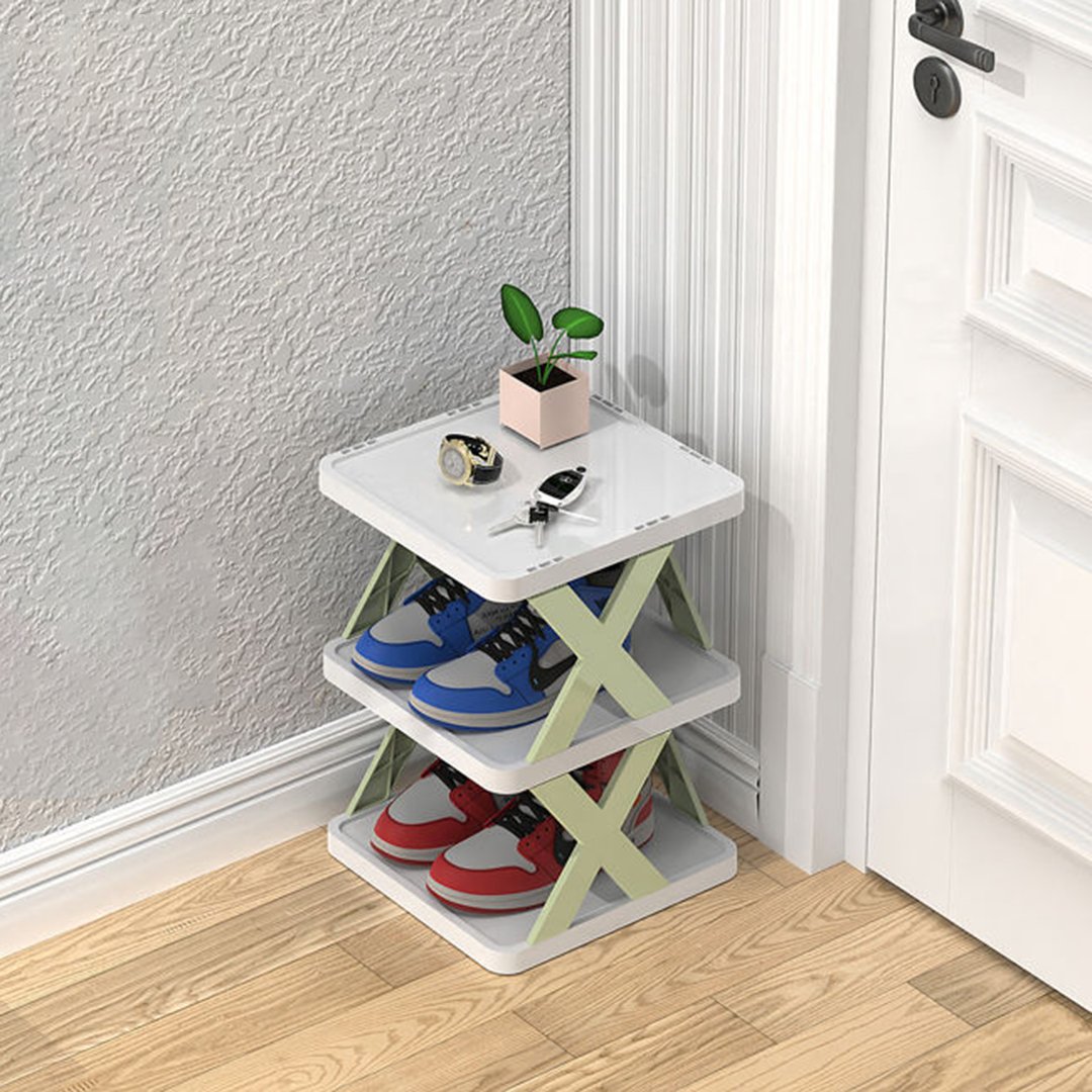 Space Saving Shoe Storage Rack