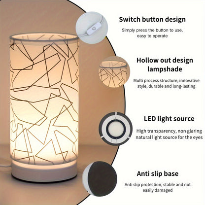Bright USB Desk Lamp in Sleek Metal Cylinder