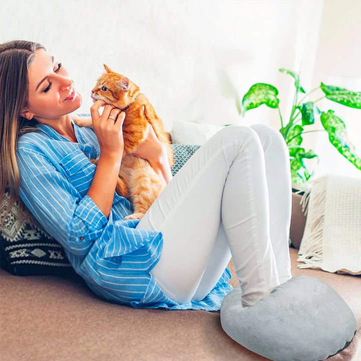 Cozy Electric Foot Warmer with Soft Plush Comfort