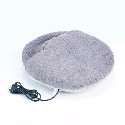 Cozy Electric Foot Warmer with Soft Plush Comfort