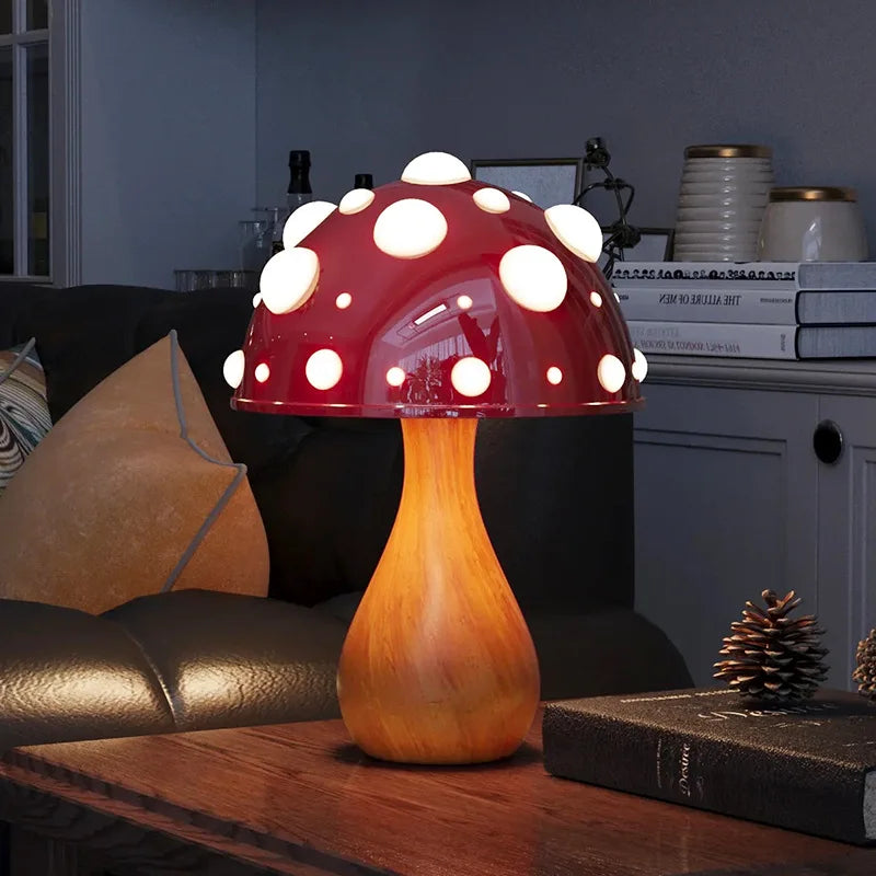 Colorful Fungi Table Lamp with Soft Glow - Cofik