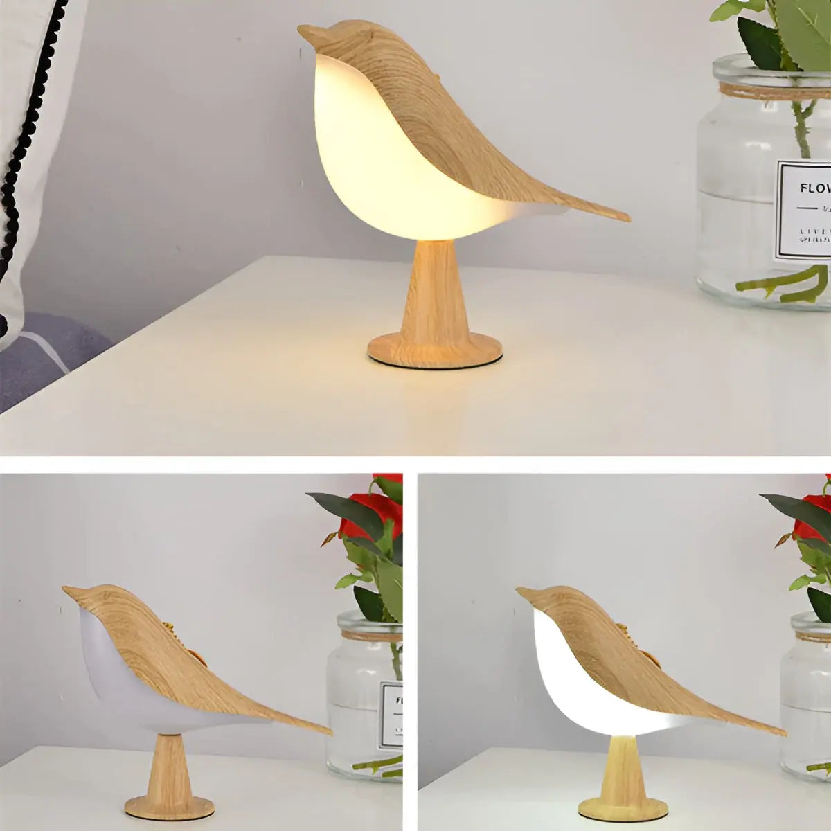 Scented Bird Table Lamp with Touch Control