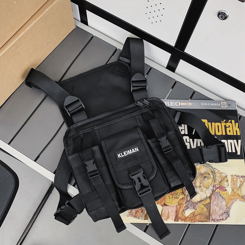Practical Outdoor Multi-Pocket Tactical Vest Backpack