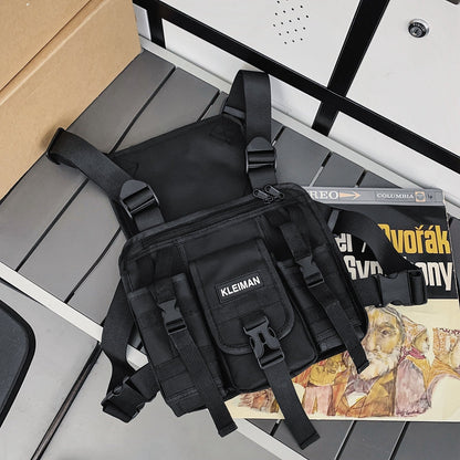Practical Outdoor Multi-Pocket Tactical Vest Backpack