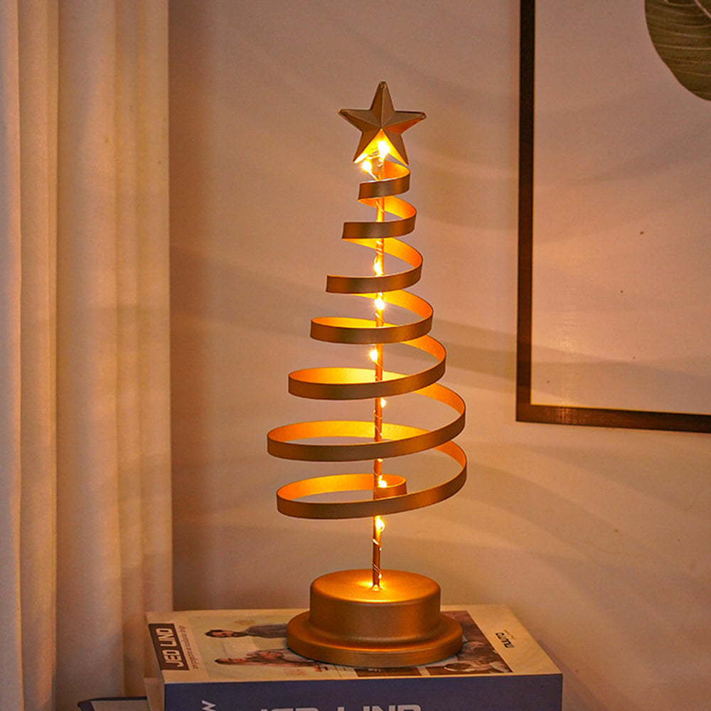 Metal Tree Table Lamp with Bright LED Lights