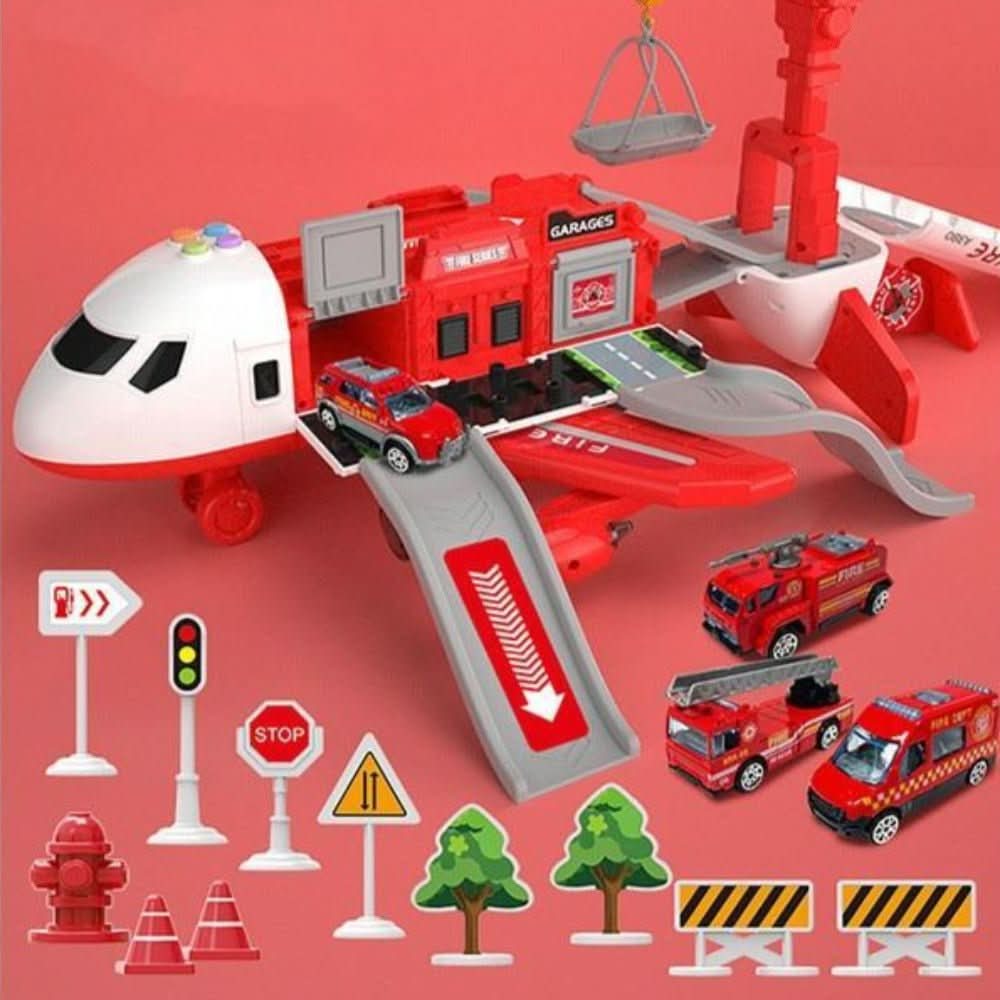 Fun Toy Car and Plane Playset for Kids