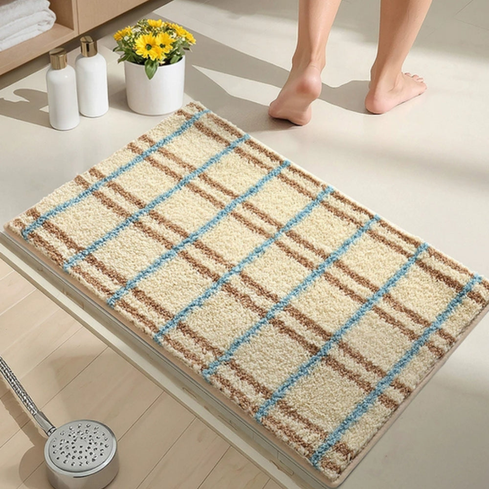 Plush Bathroom Mat – Grip Non-Slip Soft Rug