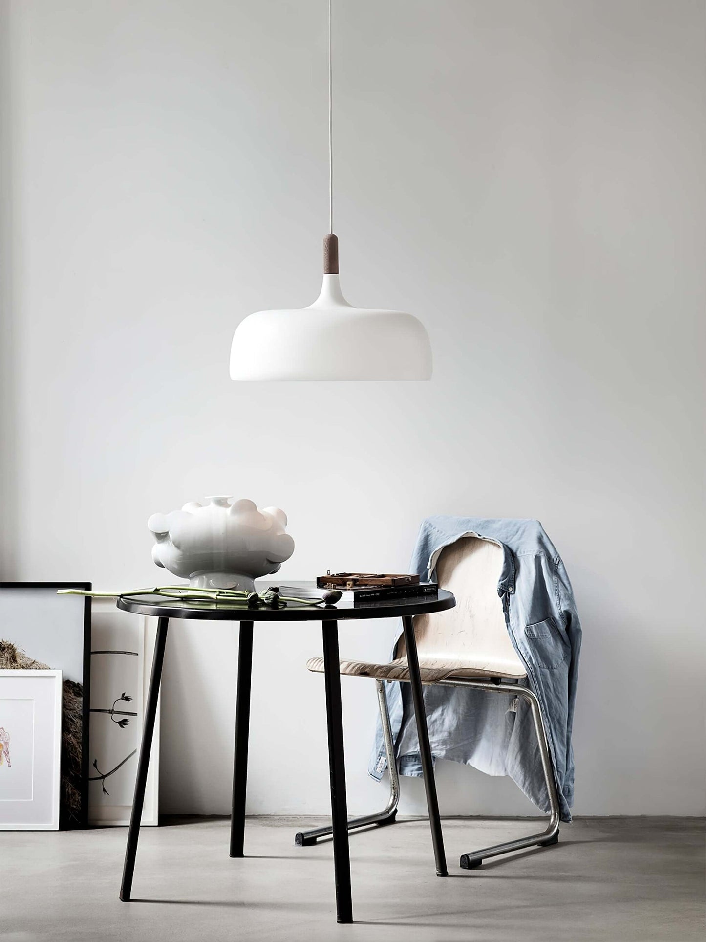 Rustic Wooden Drop Light