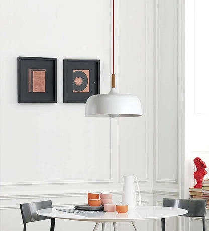 Rustic Wooden Drop Light
