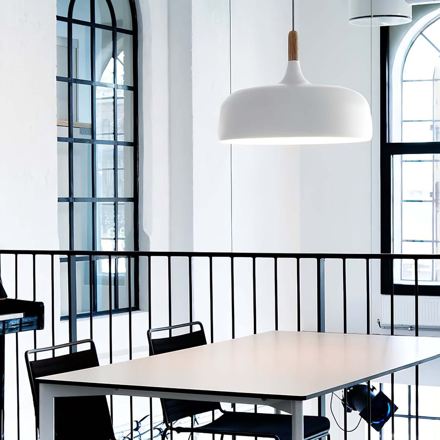 Rustic Wooden Drop Light