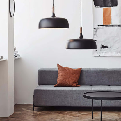 Rustic Wooden Drop Light