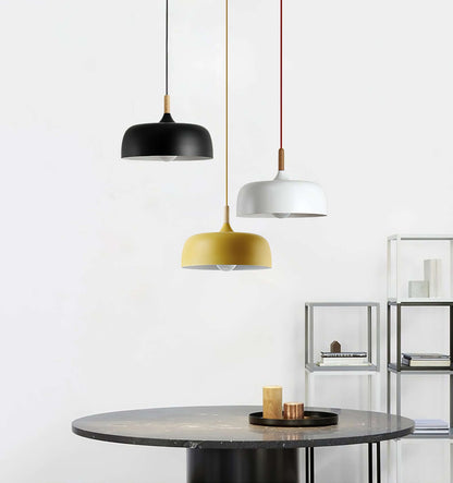 Rustic Wooden Drop Light