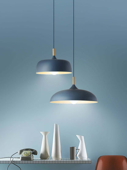 Rustic Wooden Drop Light
