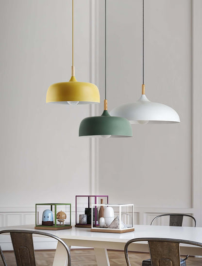 Rustic Wooden Drop Light