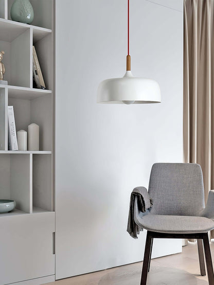 Rustic Wooden Drop Light