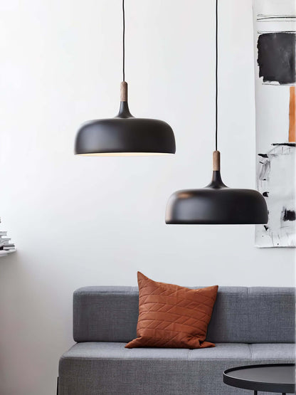 Rustic Wooden Drop Light