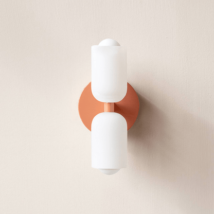 Contemporary Glass Dual Sided Table Lamp
