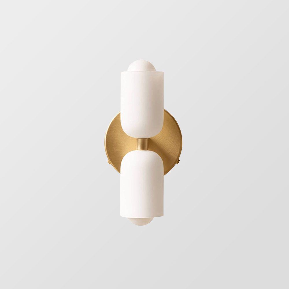 Contemporary Glass Dual Sided Table Lamp - Cofik