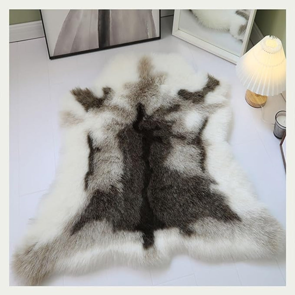 Plush Synthetic Fur Throw Blanket