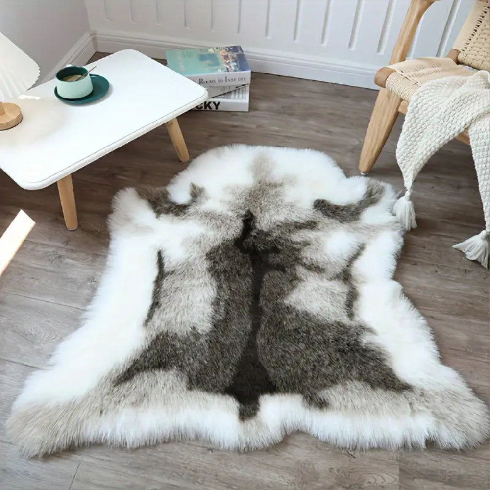Plush Synthetic Fur Throw Blanket - Cofik