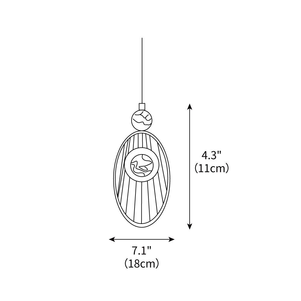 Crystal Drop Pendant Ceiling Light