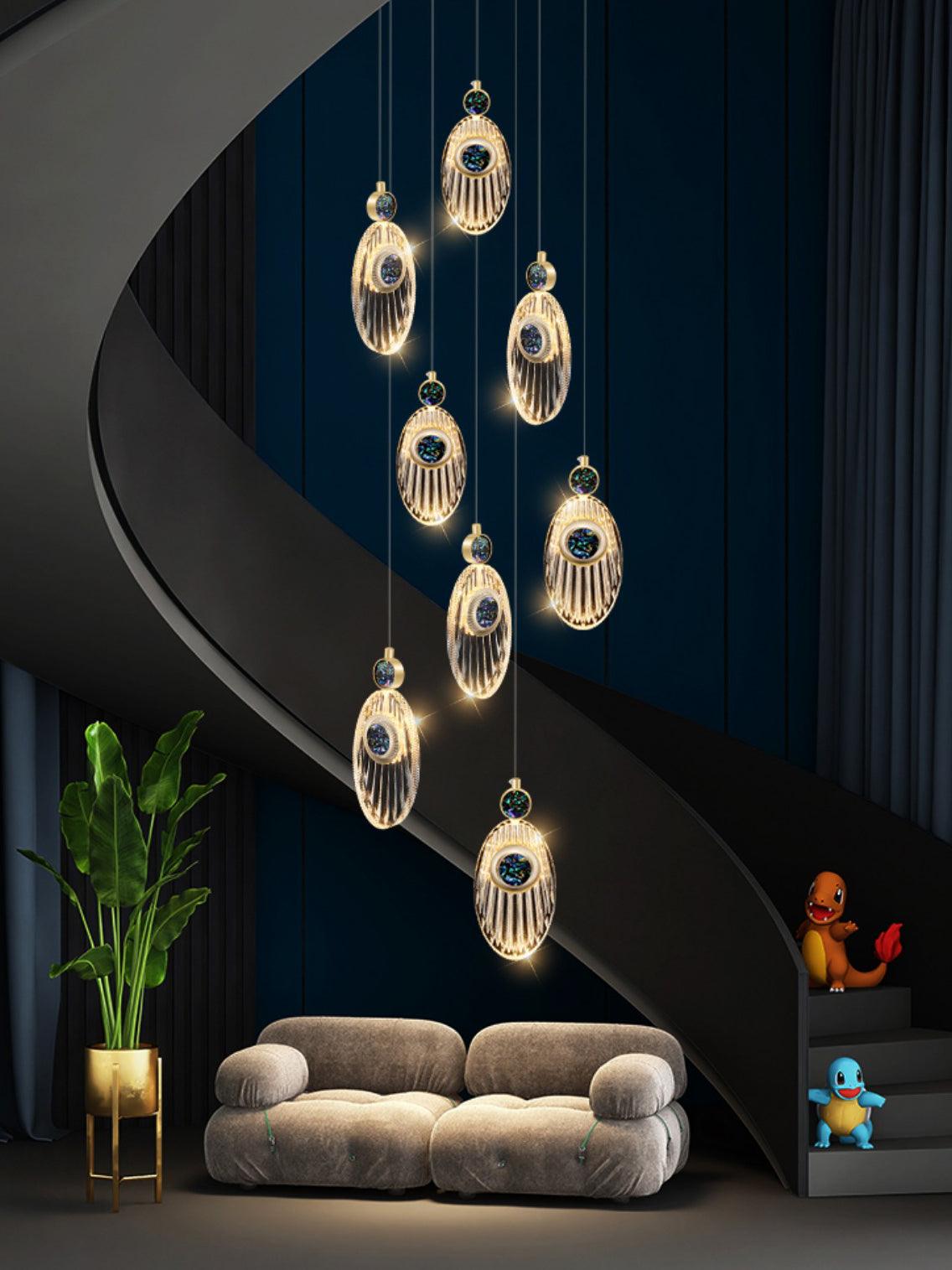 Crystal Drop Pendant Ceiling Light