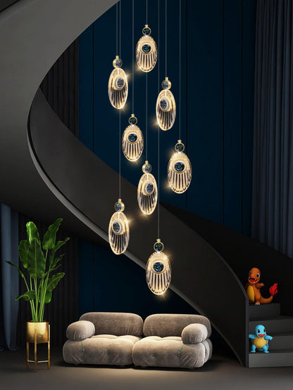 Crystal Drop Pendant Ceiling Light