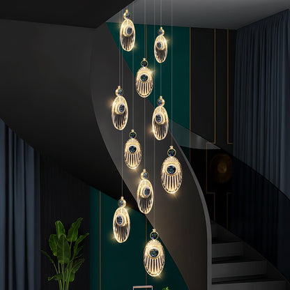 Crystal Drop Pendant Ceiling Light