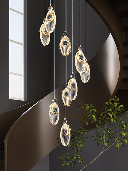 Crystal Drop Pendant Ceiling Light