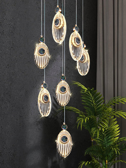 Crystal Drop Pendant Ceiling Light