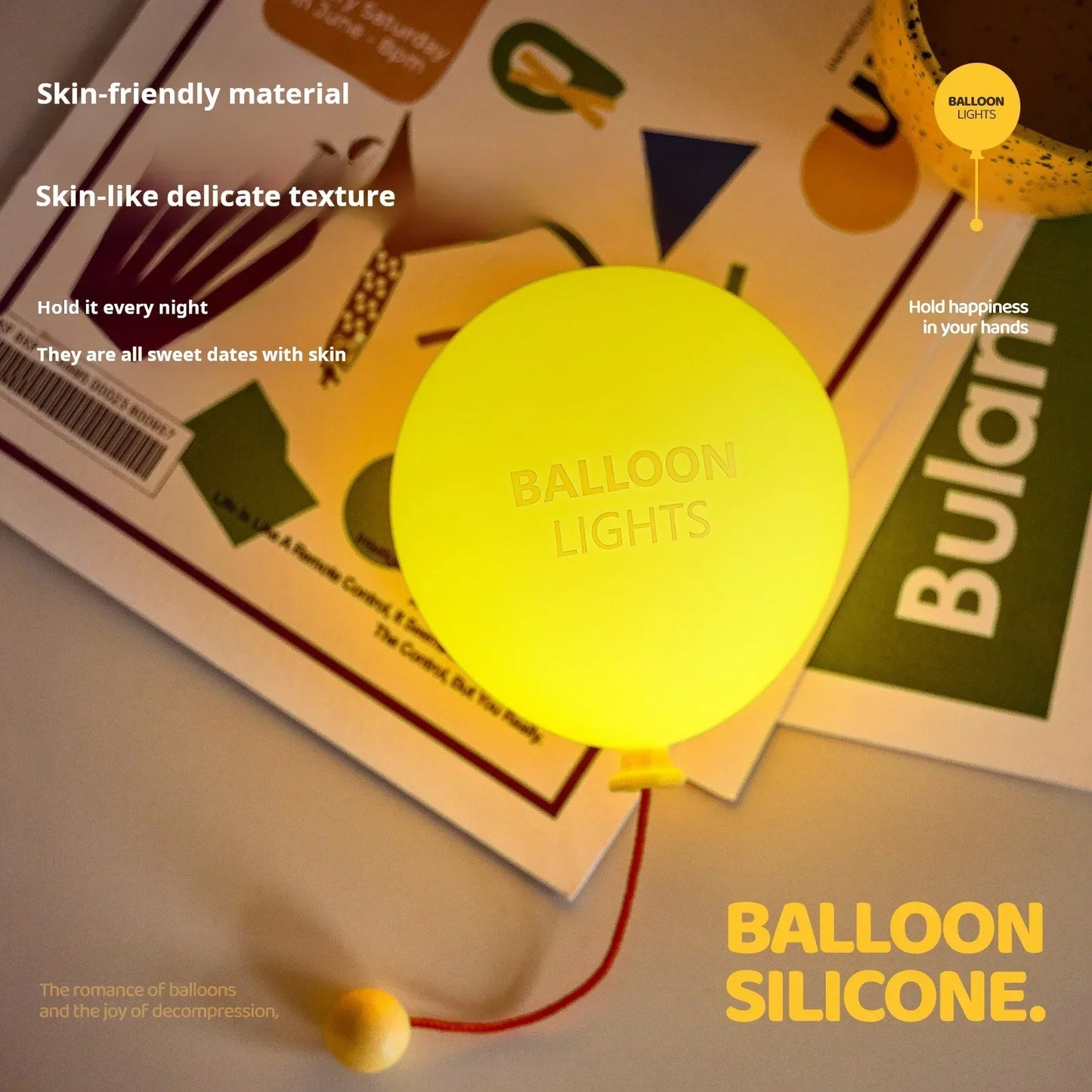 Warm White Inflatable Night Light