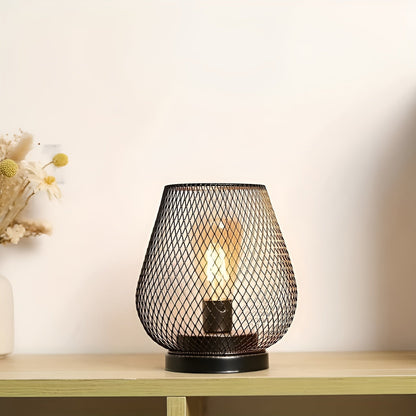 Metal Cage Wireless LED Desk Lamp