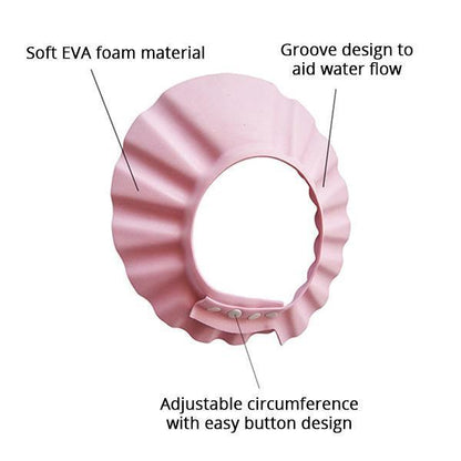 Soft Baby Bath Cap with Ear Protection