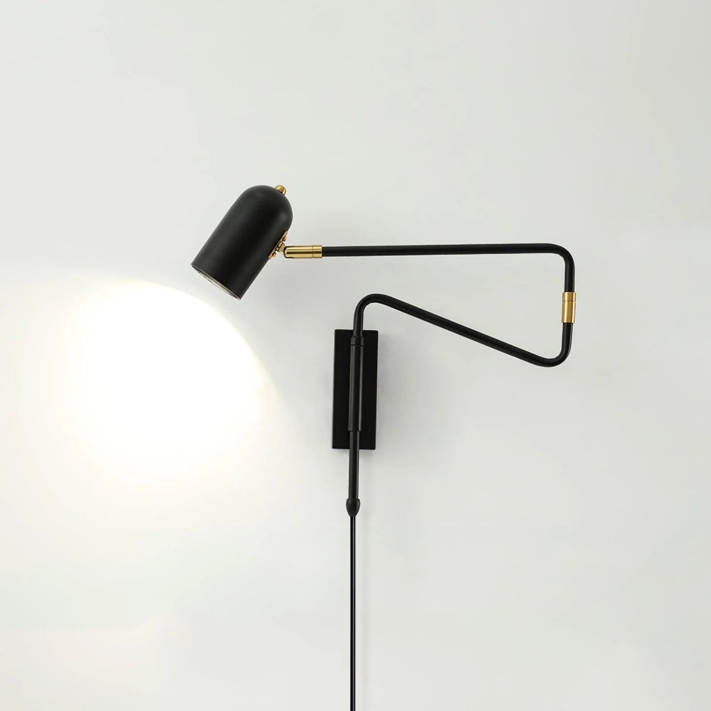 Flexible Swing Plug-in Wall Light Fixture