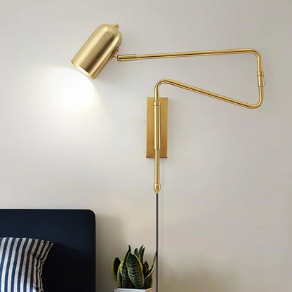 Flexible Swing Plug-in Wall Light Fixture