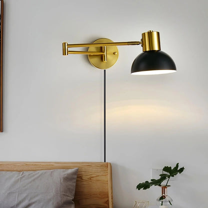 Flexible Swing Plug-in Wall Light Fixture