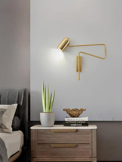 Flexible Swing Plug-in Wall Light Fixture