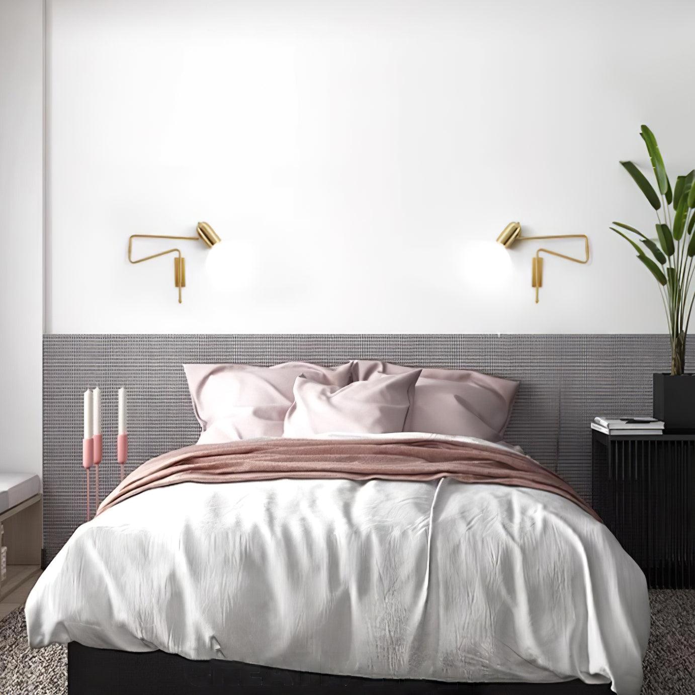Flexible Swing Plug-in Wall Light Fixture