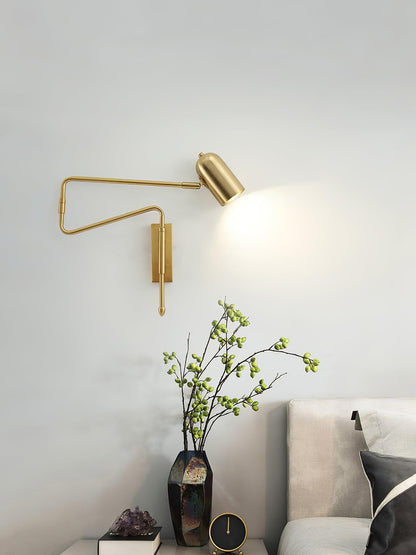 Flexible Swing Plug-in Wall Light Fixture