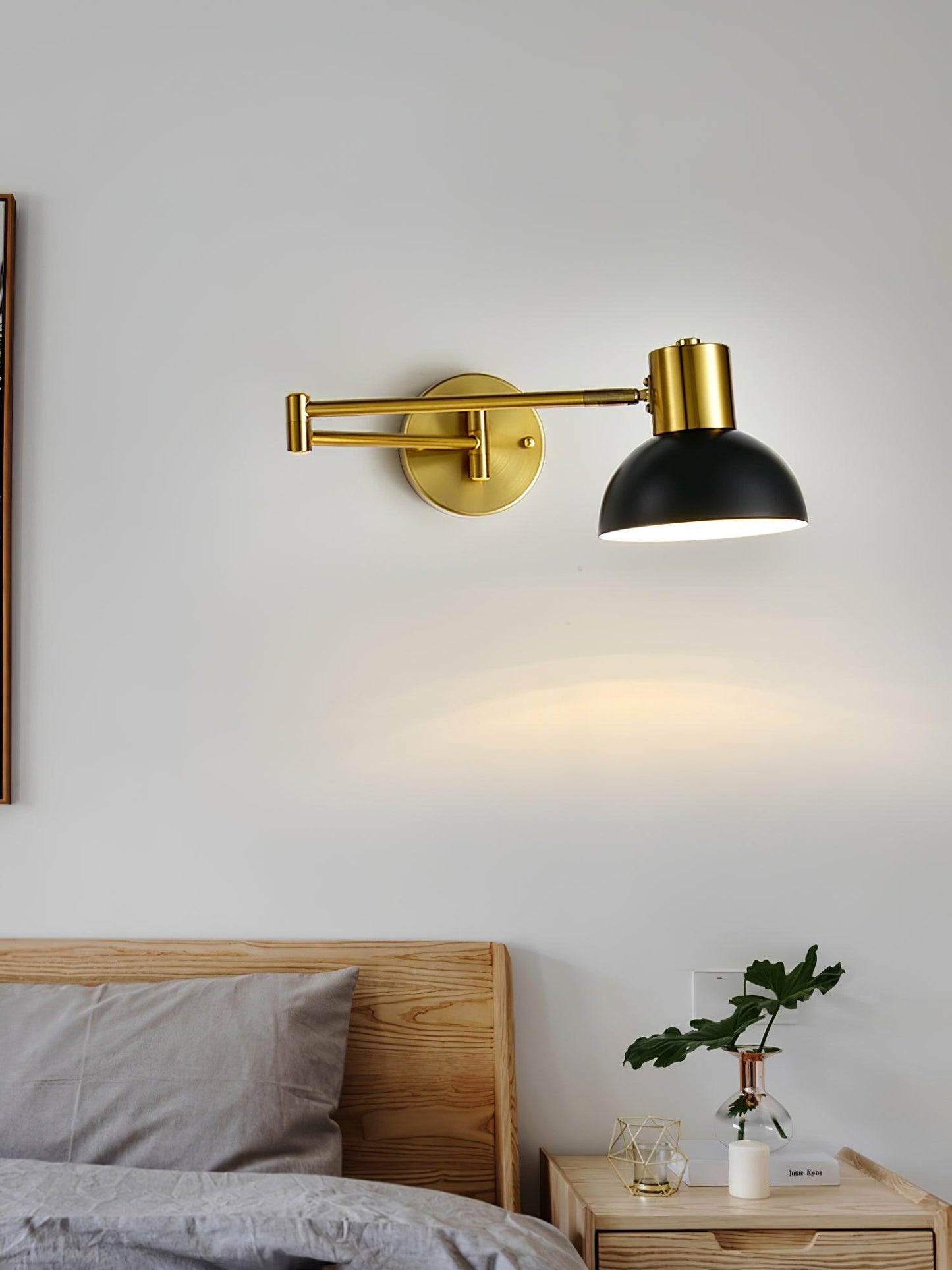 Flexible Swing Plug-in Wall Light Fixture